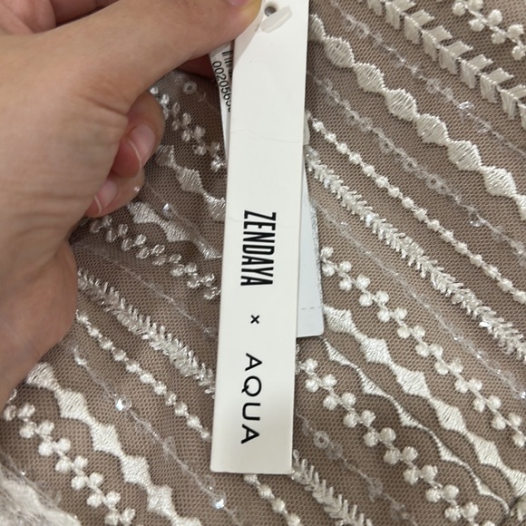 Aqua+ Zendaya long sequin dress sz XS - Picture 4 of 8